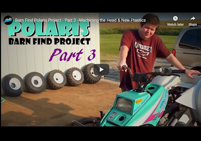 You are currently viewing Barn Find Polaris Project Part 3 – Machining the Head & New Plastics