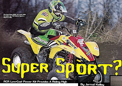 Magazine review of Ritter Cycle Racing Inc products