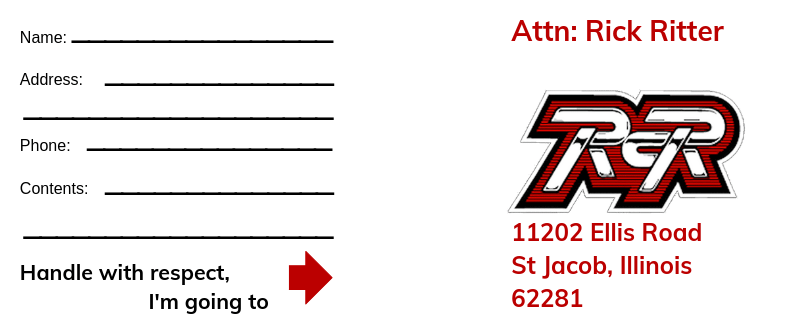 Ritter Cycle Racing Printable Shipping Label 3 Ritter Cycle Racing Inc Shipping Label